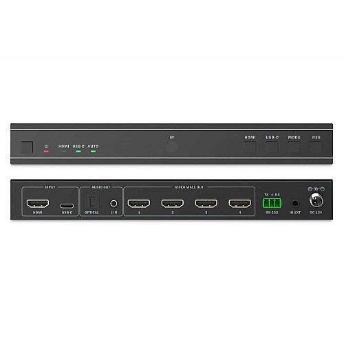 Контролер відеостіни DIGITUS 4K HDMI Video Wall 2x2