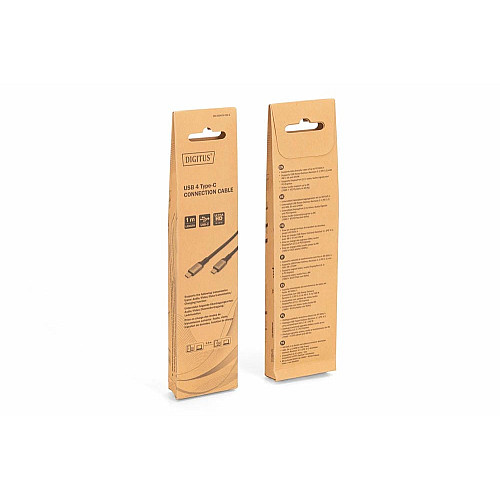 Кабель DIGITUS USB 4.0 (Type-C/Type-C) 1м, черный
