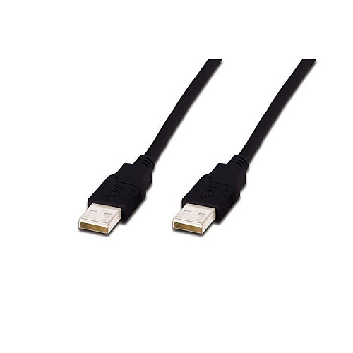 Кабель DIGITUS USB-A (M/M) заряджання/синхронізації, 1м, чорний