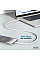 Кабель DIGITUS USB-C > USB-C зарядка/синхронизация, USB 2.0, 60W, силиконовый, 1м, белый