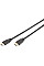 Кабель DIGITUS HDMI (M/M), 4K@60Гц, Ultra HD, Premium, тип A, w/Ethernet, золото, 5м, чорний