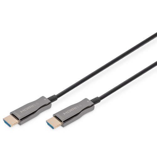 Кабель DIGITUS HDMI UHD 4K, AOC hybrid-fiber, type A M/M, 15м, чорний