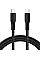 Кабель USB-C > USB-C зарядка/синхронизация Belkin 2м, 240Вт, Type-C, плетеный, черный