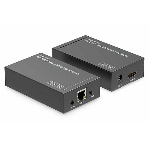 Набор IP-видеоудлинителей DIGITUS HDMI, Full HD, 1080p, один ко многим, 120 м