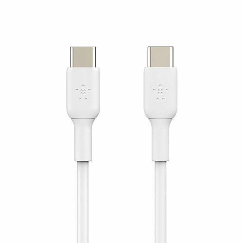 Кабель USB-C > USB-C зарядка/синхронизация Belkin 1м, 60Вт, Type-C, PVC, белый
