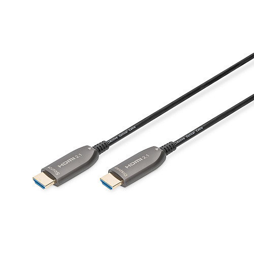 Кабель DIGITUS HDMI UHD 8K, AOC hybrid-fiber, type A M/M, 30м, чорний