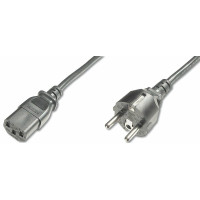 Кабель живлення DIGITUS Schuko > C13, 1.2м, чорний