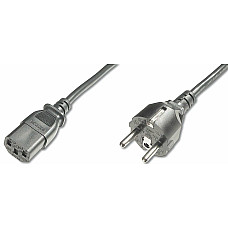 Кабель живлення DIGITUS Schuko > C13, 1.2м, чорний