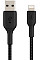 Кабель USB-A > Lightning зарядка/синхронизация Belkin 1м, 12Вт, плетеный, черный