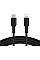 Кабель USB-C > Lightning зарядка/синхронизация Belkin 2м, 30Вт, Type-C, плетеный, черный