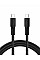 Кабель USB-C > USB-C зарядка/синхронизация Belkin 2м, 240Вт, Type-C, плетеный, черный