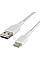 Кабель USB-A > USB-C зарядка/синхронизация Belkin 1м, 15Вт, Type-C, плетеный, белый