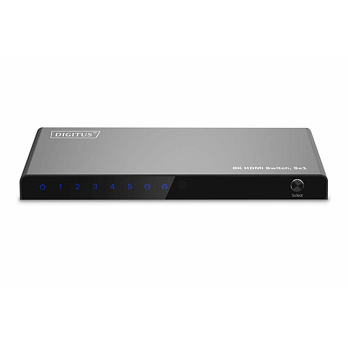 Видеокоммутатор DIGITUS UHD HDMI (INx5 – OUTx1), 8K