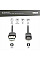 Кабель DIGITUS USB-A > USB-C заряджання/синхронізації, USB 2.0, M/M, 3м, чорний