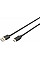 Кабель DIGITUS USB-A > USB-C заряджання/синхронізації, USB 2.0, M/M, 3м, чорний