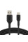 Кабель Belkin USB-A > USB-C заряджання/синхронізації 15Вт, 2м, PVC, чорний