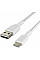 Кабель USB-A > USB-C зарядка/синхронизация Belkin 2м, 15Вт, Type-C, плетеный, белый
