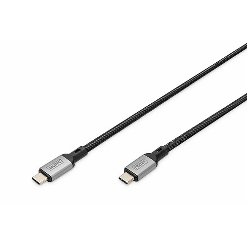 Кабель DIGITUS USB 4.0 (Type-C/Type-C) 1м, черный
