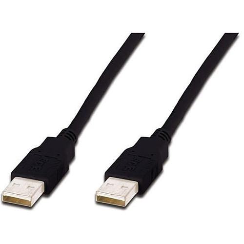 Кабель DIGITUS USB-A (M/M) заряджання/синхронізації, 1.8м, чорний