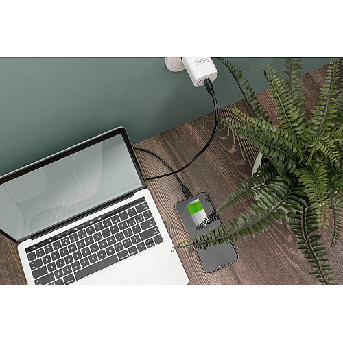 Кабель DIGITUS USB-A > USB-C заряджання/синхронізації, USB 2.0, M/M, 3м, чорний