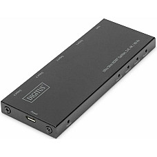 Відеосплітер DIGITUS HDMI (INx1 - OUTx4), 4K, Ultra Slim