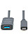 Подовжувач DIGITUS USB 3.2 Gen2 Active Cable 10G, C/M-A/F, 5м, чорний
