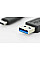 Кабель DIGITUS USB-C > USB-A заряджання/синхронізації, Type-C, 1м, чорний