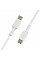Кабель USB-C > USB-C зарядка/синхронизация Belkin 1м, 60Вт, Type-C, PVC, белый