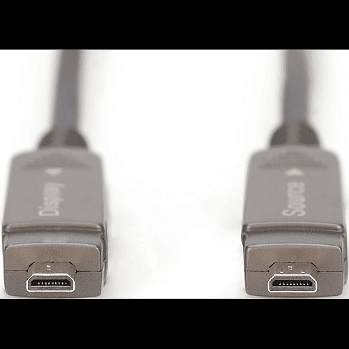 Кабель DIGITUS HDMI (M/M), 4K, AOC, 10м, чорний