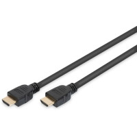 Кабель DIGITUS HDMI (M/M), 8K, Ultra High speed/Ethernet, 1м, чорний