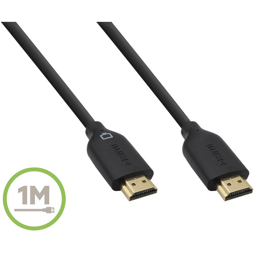 Кабель Belkin HDMI (M/M) 1м, High Speed Ethernet, чорний
