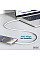 Кабель DIGITUS USB-C > USB-C зарядка/синхронизация, USB 2.0, 60W, силиконовый, 2м, белый