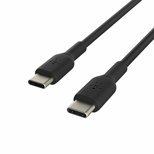 Кабель USB-C > USB-C зарядка/синхронизация Belkin 1м, 60Вт, Type-C, PVC, черный