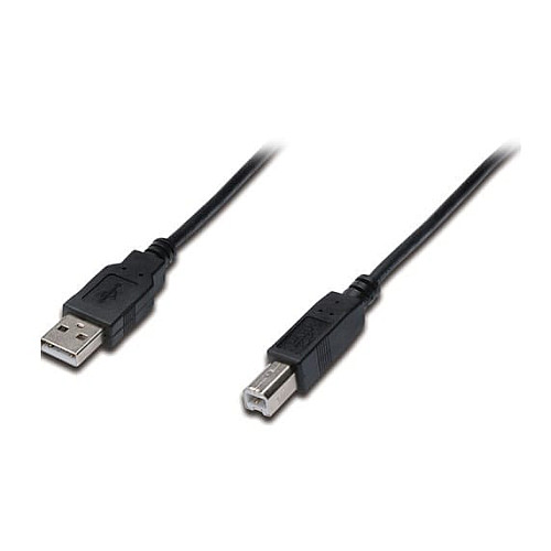 Кабель DIGITUS USB-A > USB-B синхронізації, 1.8м, чорний