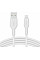 Кабель USB-A > Lightning подзарядка/синхронизация Belkin 1м, силиконовый с клипсой, белый