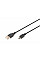Кабель DIGITUS USB-A > USB-mini B синхронізації, 3.0 m, чорний