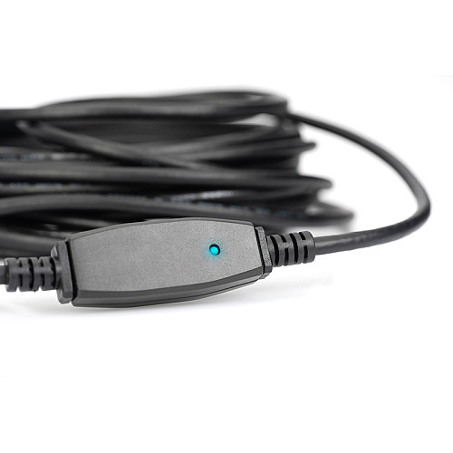 Подовжувач DIGITUS USB 3.0 Active Cable, A/M-A/F, 15м, чорний