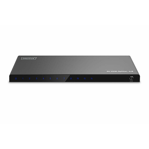 Відеосплітер DIGITUS HDMI (INx1 - OUTx8), 4K