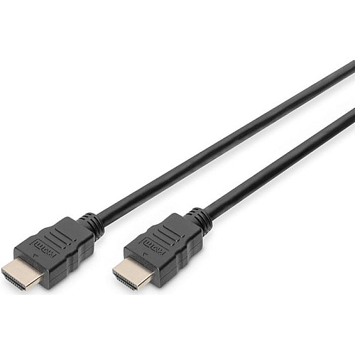 Кабель DIGITUS HDMI (M/M), High speed/Ethernet, 5м, чорний