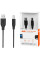Кабель 2E USB-A > USB-B (AM/BM) синхронізації 1.8м, чорний