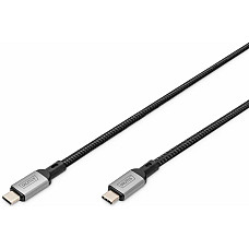 Кабель DIGITUS USB 4.0 (Type-C/Type-C) 1м, чорний