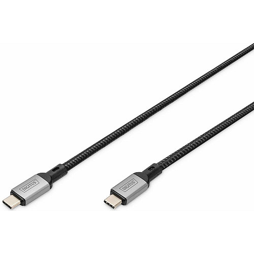 Кабель DIGITUS USB 4.0 (Type-C/Type-C) 1м, черный