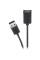 Кабель Belkin USB-A > USB-AF заряджання/синхронізації 1.8м, чорний