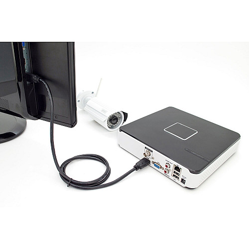 Кабель DIGITUS HDMI (M/M), 4K@60Гц, Ultra HD, Premium, тип A, w/Ethernet, золото, 2м, черный