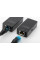 Подовжувач DIGITUS USB, USB 2.0, для використання з кабелем Cat5/5e/6 UTP, STP або SFT, до 50 м, чорний