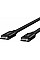 Кабель USB-C > USB-C зарядка/синхронизация Belkin 0.8м, 100Вт, Type-C, USB4, 40Гбс, черный