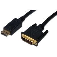 Кабель DIGITUS DisplayPort > DVI-D (M/M), 2м, черный