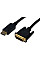Кабель DIGITUS DisplayPort > DVI-D (M/M), 2м, чорний