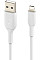 Кабель USB-A > Lightning заряджання/синхронізації Belkin 1м, 12Вт, PVC, білий