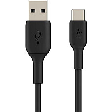 Кабель USB-A > USB-C заряджання/синхронізації Belkin 0.15м, 15Вт, Type-C, PVC, чорний